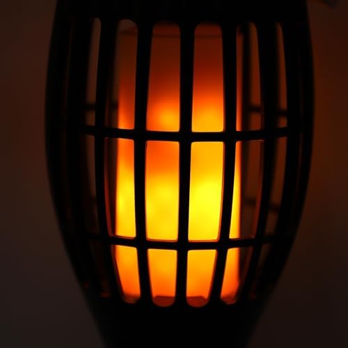 Solar Torch Light, Flickering Flame Waterproof Outdoor Landscape Decoration Environmentally Friendly Warm Yellow Lighting Easy to Install for Camping Out - Image 7