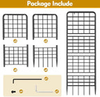 A-Frame Trellis for Climbing Plants Outdoor, 2 Pack Metal Garden Trellis - Image 4