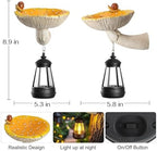 Etlemonde Solar Mushroom Statue, Garden Decor - Image 2