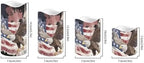 Eagle Flag Flickering Flameless Candles Battery Operated Candles Set of 4 with Remote Control Timer Color Changing Pillar Candles Bulk Tea Lights Home Table Kitchen Decoration - Image 2