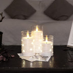 NURADA Flameless Candles with Remote Timer - Realistic Flickering LED Pillar Electric Battery Operated Fake Candle for Holiday Home Wedding Fireplace Decor - 6 Pack White - Image 4