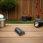 Cabilock 12pcs Solar Fence LED Step Lights for Patio, Xmas Outdoor - Image 4