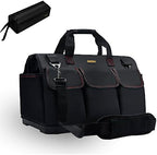 FASTECH 22-inch Heavy Duty Bottom Tools Bag With Wide Mouth For Tool Storage, Carrier and Organizer, Tool Bag For Men, Wide Mouth Tote Bag With Inside Pockets (22Inch) by FASTECH