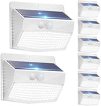 Peasur 8 Pack Solar Motion Sensor Lights Outdoor Waterproof with 3 Modes by Peasur