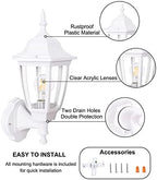 FUDESY Outdoor Wall Lantern, Exterior Waterproof Wall Sconce Light Fixture - Image 3
