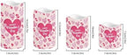 Pink Valentine Flameless Pillar Candles Set of 4 Battery Operated Candles with Remote Control and Timer Color Changing LED Electric Candles for Outdoor Indoor Wedding Party Decor - Image 2