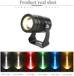 Outdoor LED Spotlights a Beam of Light Floodlight 180° Rotation Patio Glare Long Shot Beam Lamp IP65 Waterproof AC/DC12-24V Spotlight for Garden Path Building Walkway Landscape Lights - Image 2