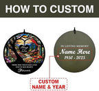 Personalized Memorial Gifts Wind Chimes Forever in Heart - Image 2