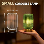 MJ PREMIER Battery Operated Lamp, Small Cordless Lamp with Timer, Green*2 - Image 2