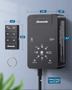 DEWENWILS 60W Low Voltage Transformer with Remote, Dusk to Dawn, Timer - Image 7