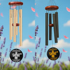 Custom Lacrosse Memorial Wind Chime, Personalized Name - Image 3