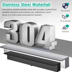 Outdoor Wall Water Fountain Kit – Embedded Waterfall Feature for Garden, Patio & Pool Enhancement – Stylish Waterfall Decor for Relaxation & Ambiance - Image 3
