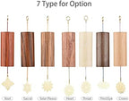 Chakra Chimes Natural Bamboo Wind Chimes Meditation Chord Windchime Wind Bell for Home Decoration Zen Mindfulness Throat Chakra - Image 6
