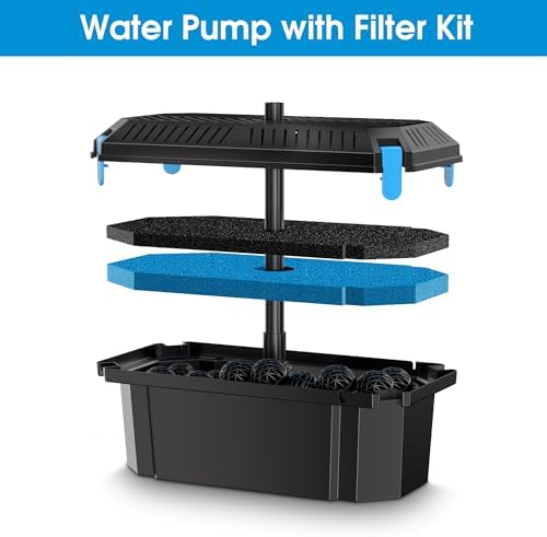 Biling 70W Solar Pond Pump with Pond Filter 660 GPH for Outdoor Ponds - Image 2