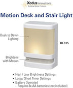 Xodus Battery Operated LED Deck & Stair Light, Motion Sensor, White, 3 Pack - Image 2