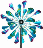 DECOROCA Kinetic Wind Spinners Outdoor - Large Metal Wind Sculptures by Decoroca