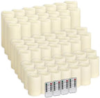 60-Pack LED Flameless Candles with Remote Control - Perfect for Home, Parties, and Special Occasions - Create a Magical Ambiance Effortlessly(Three Sizes) - Image 5