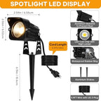 Dusk to Dawn Outdoor Lighting,15W Spot Lights Outdoor with Photocell Sensor - Image 3