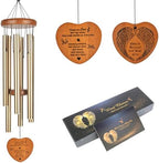 Memorial Wind Chimes, 37" Large Outdoor Wind Chimes for Loss of Loved One, Meaningful Sympathy Gifts in Memory of Father, Mother or a Loved One by beboligh