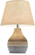 10" H Small Rechargeable Cordless Ceramic Table Lamp, Coastal by Buynow