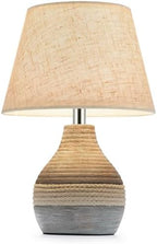 10" H Small Rechargeable Cordless Ceramic Table Lamp, Coastal by Buynow