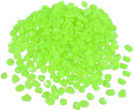 Glow in the Dark Stones Luminous Pebbles Light Up 3000Pcs Green by YELARXI