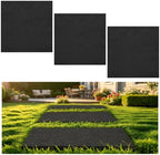 3 Pack Stepping Stones Outdoor Garden Walkway, 15.75 x 15.75 Inch Rubber Pavers Pathway Walkway Paving Stones, Weatherproof Stepping Stones for Patio, Pathway, and Landscaping by TOPGOTmakelifeeasier