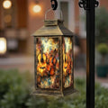 Solar Lantern Outdoor Waterproof Vintage Music Abstract Guitar Violin Colorful Musical Instruments Garden Decor LED Solar Lights Hanging/Tabletop Lamp Gifts for Women Mom for Outside Yard Patio by DERUINVAIO