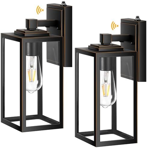 VIANIS Large Dusk to Dawn Outdoor Light Fixtures Wall Mount, 100% Aluminum by VIANISLIGHTING