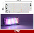 2-Pack 50W RGB LED Floodlight Chip, SMD2835 AC 220V, Color Changing Light Beads for Outdoor Spotlights & DIY Lighting(RGB Chip No Remote) - Image 2