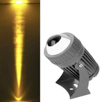 Rotation Led Beam Lamp, 10W Outdoor LED Spot Lights, IP66 Waterproof Ground Landscape Lights, Narrow Beam Wall Washer Spotlights, for Billboard Building Lighting(Yellow,12V) by Unknown