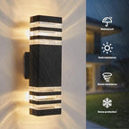 LMP LED Outdoor Wall Light, Aluminum IP65 Waterproof Porch Lights - Image 2