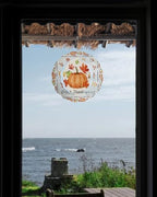 10 Inch Pumpkins Thanksgiving Wind Spinner for Yard and Garden, Fall Rustic Leaves Farmhouse Art Hanging Ornaments Outdoor 3D Kinetic Wind Sculpture Spinners Indoor Outdoor Patio Décor Ornaments Gift - Image 6