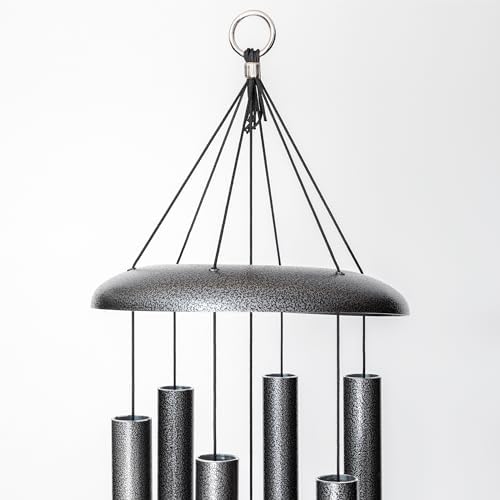 Corinthian Bells by Wind River - 36 inch Sky Blue Wind Chime for Patio, Backyard, Garden, and Outdoor Decor (Aluminum Chime) Made in The USA - Image 5