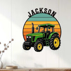 Personalized Tractor Metal Sign – Custom Farmer Name Wall, Barn, Farm, Garage, Workshop, Porch, Home, or Office Decor – Gift for Dad, Mom, Husband, Wife, Farmer on Birthday - Image 3