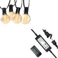SUNTHIN Globe Outdoor String Lights 97FT with 240W Outdoor Dimmer for String Lights,Wireless Remote Control Dimmer 50Ft Distance Auto Off Switch Timer for LED Strings Lights by SUNTHIN