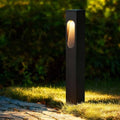 Modern Pathway Light Landscape Path Light 3000K Warm Led Bollard Lighting Fixture Outdoor Waterproof Walkway Light Aluminum Rainproof Path Lamp for Garden Lawn Courtyard Driveway 23.6in by YMDHFS