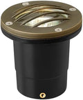 Hinkley Hardy Island Grill Top 12V Low Voltage Well Light, Cast Brass, Clear Glass, Includes Wiring Kit, Matte Bronze Finish by Hinkley