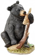 Design Toscano Black Honey the Curious Bear Cub Statue,full color - Image 4
