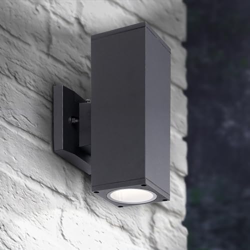 ASD 2 Light Dusk to Dawn Cylinder Outdoor Sconce Lights, E26 Base by ASDLightingCorporation