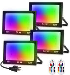 50W RGB Flood Light 500W Equiv Color Changing Stage Lights by GLW