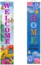 Briarwood Lane Spring Double Sided Reversible Pine Porch Leaner 47x9.5 Spring Flowers For Spring Porch Leaner by BriarwoodLane