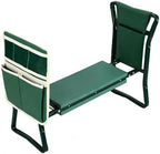 Garden Kneeler and Seat with Tool Pouches Foldable Gardening Stool Heavy Duty Steel Frame EVA Foam Pad Knee Protection for Outdoor Yard Lawn 60 x 28 x 49 cm by Unknown