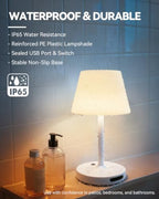 SAIWEYA Outdoor Waterproof Shower Lamp, 5200mAh Rechargeable Bathroom Lamp - Image 2