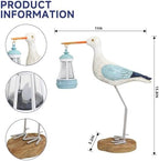 Solar Seagull Statues for Garden and Home Decor,Funny Garden Decor Beach,Pool,Patio,Lawn,Yard,Porch,Perfect Garden Gift - Image 2