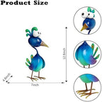 Kircust Peacock Decor Metal Yard Art Outdoor Statues Lawn Decorations Outside Garden Peacocks Decoration for Home - Image 4