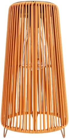 Hyuduo Solar Rattan Lantern (Trapezoid Brown) by Hyuduo