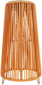 Decorative Solar Lantern, IP44 Rattan, 12-Hour Runtime (Trapezoid - Image 3