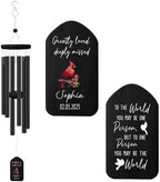 Sympathy Wind Chimes Personalized, Sympathy Gifts Wind Chimes for Loss of Loved One, Commemorative Wind Chime for Condolences/Funeral (26inch) by ExtrabilyOfficial