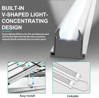 JESLED 3FT Grow Lights, 5000K Full Spectrum Sunlight White, V-Shaped Beam - Image 4